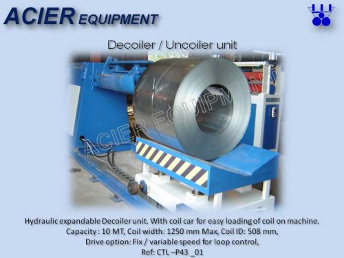 Hydraulic Heavy Decoiler With Coil Car