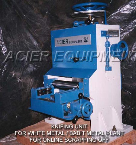 Acier Equipment Knifing Unit, For Babit Line