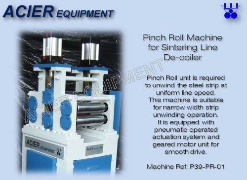 Pinch Roll Machine For Sinter Line Decoding