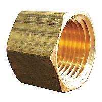 Round Brass Cap, For Fittings, Pattern : Plain