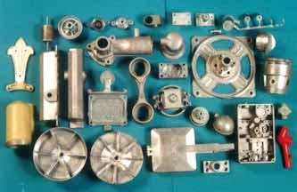 Polished Aluminium Pressure Die Casting Components, Color : Silver