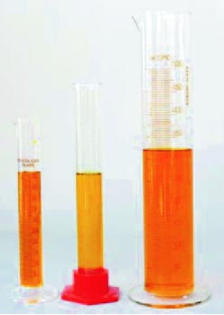 TD Borosilicate Measuring Cylinder, For Chemistry Laboratories, Chemical Industry, Capacity : 100ml