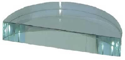 Semicircular Glass Block