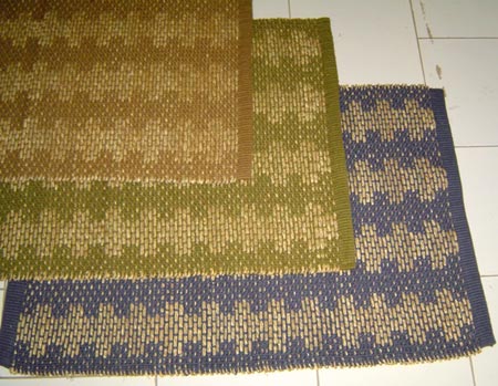 Hand Woven Jute Rugs, Shape : Rectangular