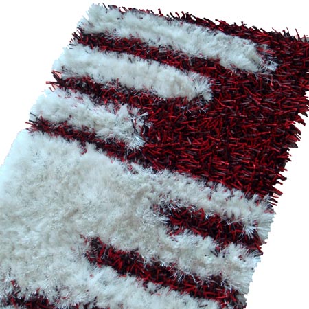 Item Code: SY-376 Polyester Shaggy Rugs, Shape : Rectangular