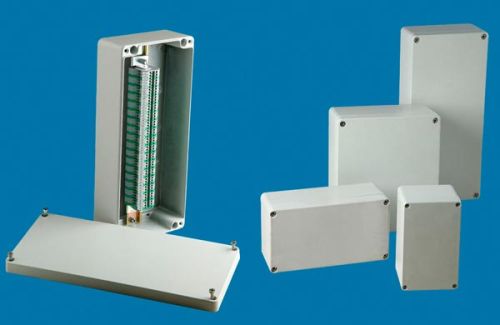 Rectangular Coated Aluminium Aluminum Junction Box, For Electronics, Pattern : Plain