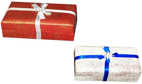 Glittery Finish Printed Decorative Gift Boxes