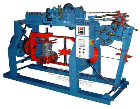 Barbed Wire Making Machine