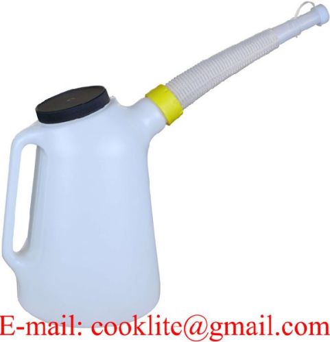 Plastic Oil Measuring Jug Fluid Fuel Container
