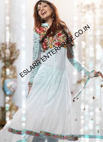 Georgette Designer Anarkali Suits Party Wear, Age Group : Adult