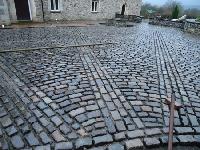 Granite Cobbles, Color : Black, Dark Brown, Grey, Yellow for Floor
