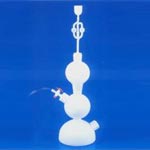 Conical Cylindrical Circular Laboratory Plasticware, Color : White