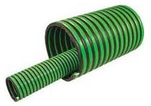 Green Polished Metal Material Handling Hose, For Industrial Use, Packaging Type : Roll