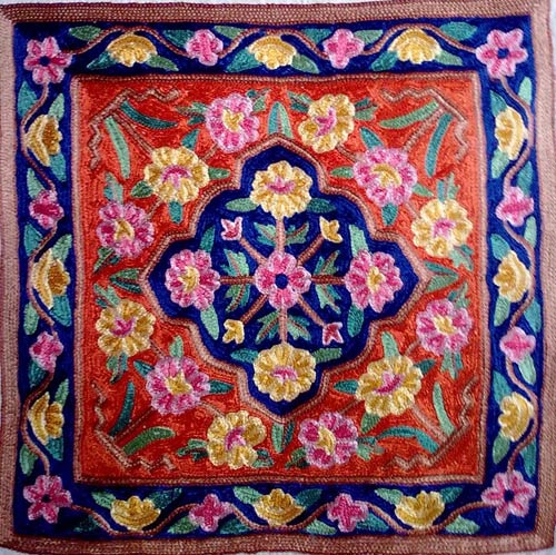 Chain Stitched Assorted Cushion Cover 05