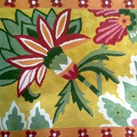 Chain Stitched Floral Cushion Covers, For Bed, Chairs, Sofa, Size : 40cm X 40cm, 45cm X 45cm, 50cm X 30cm