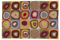 Kandinsky Chain Stitched Rug 02