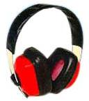 Round Fine Finishing Cotton Safety Ear Muff, For Constructional, Pattern : Plain