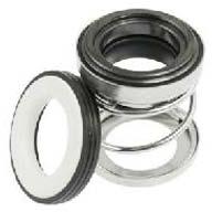 Round Single Coil Spring Balanced Seals, Color : Shiny-silver