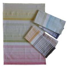 Cotton Plain Striped Kitchen Towels, Feature : Easily Washable, Impeccable Finish