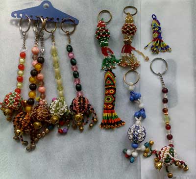 Beaded Key Rings