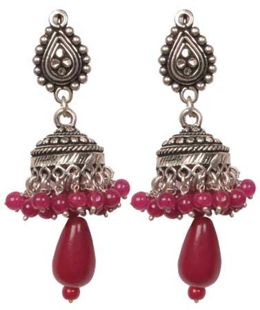 Silver Earrings(Item Code: 6524)