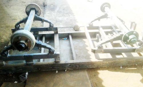 Rectangular Metal Diesel Generator Trolley, For Handling Heavy Weights, Feature : Easy Operate, Moveable