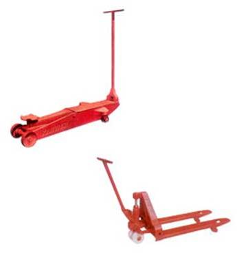 Manual Hydraulic Trolley Jack, For Moving Goods, Loading Capacity : 1-3tons
