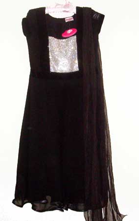 Girls Blacko Gown