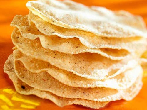 Round In Shape Handmade Papad, Style : FOOD