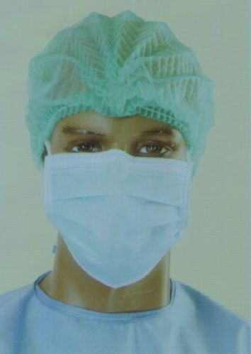 Disposable Non Woven Face Mask, Material : Non Woven