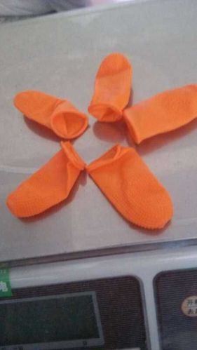 Orange Antislip Finger Cots