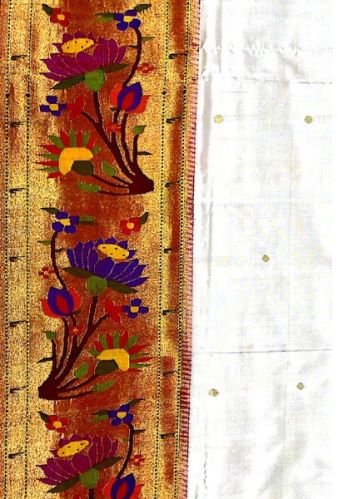 Lotus Brocade Paithani