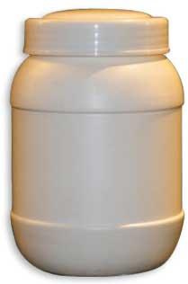 Round Plastic Jar (900 Gm.)