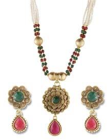 Antique Polki Necklace Set