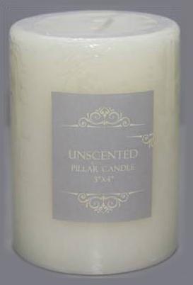 Plain Wax 3x4 Smooth Pillar Candle, Feature : Attractive Pattern, Fine Finished