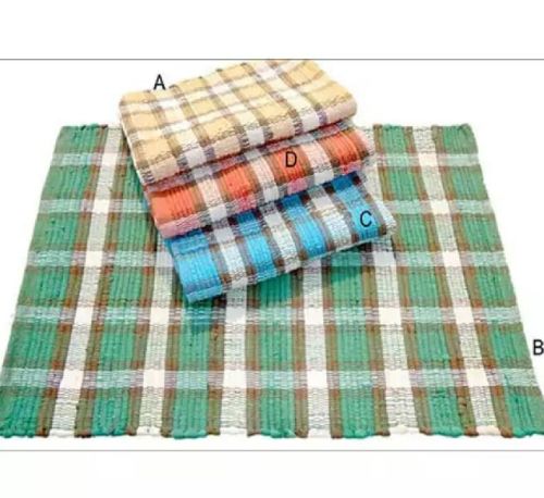 Jute Check Chindi Rugs, For Home, Size : 2x3feet, 3x4feet, 4x5feet, 5x6feet, 6x7feet, 7x8feet, 8x9feet