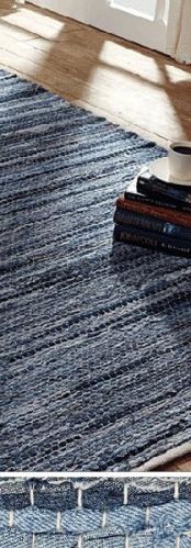 Jute Denim Hemp Rugs, For Home Decor, Feature : Fine Finish, Beautiful Patterns, High Durability