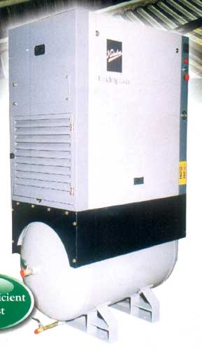 KES 07-55 Screw Air Compressors, For Office Use, Nominal Cooling Capacity (Tonnage) : 1 Ton