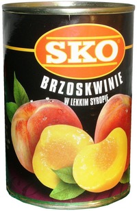 Canned Yellow Peach Halves