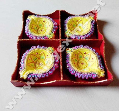 Clay Color Fancy Diyas, Feature : Eco Friendly