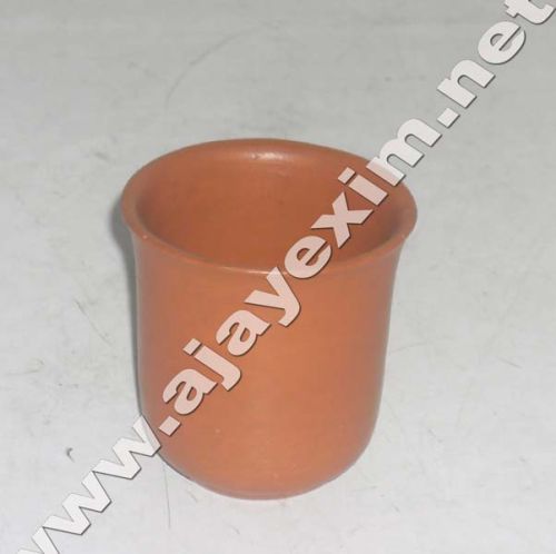Clay Drinking Cup, Color : Red