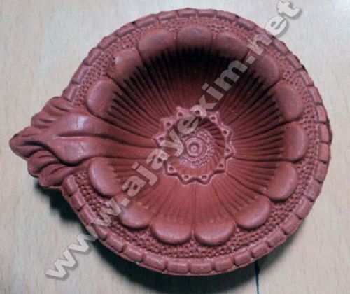 Clay Floral Diya, Feature : Eco Friendly