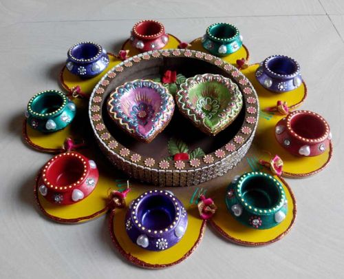 Clay Matki Diyas, Feature : Eco Friendly