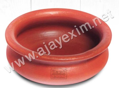 Earthen Biryani Handi, Color : Red