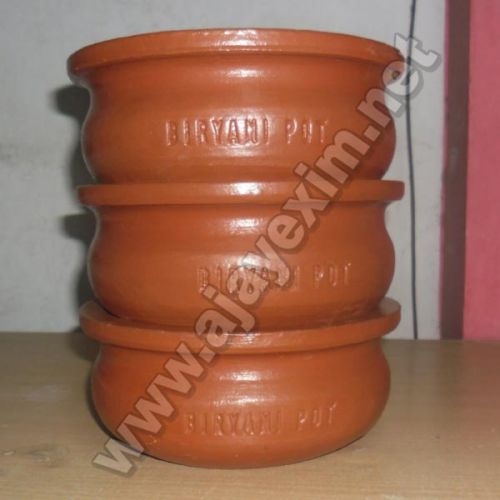 Handmade Clay Pot, Color : Brown