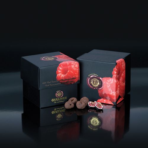 Freezed Dried Raspberry Covered In Belgian Chocolate