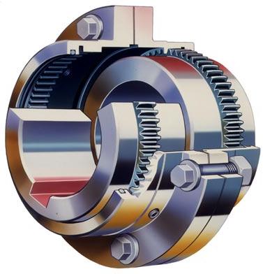 Gear coupling, Head Shape : Round