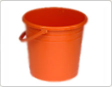 Red Plastic Buckets, Capacity : 10-15Ltr
