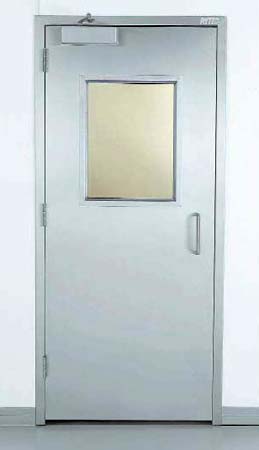 Metal Finished Clean Room Doors, Color : White