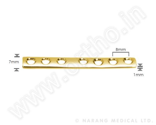 Mini Fragment Implants - Plates - Quarter Tubular Plate 2.7